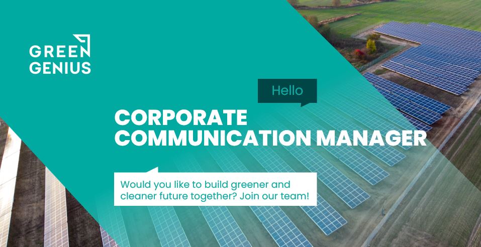 Green Genius Corporate Communication Manager